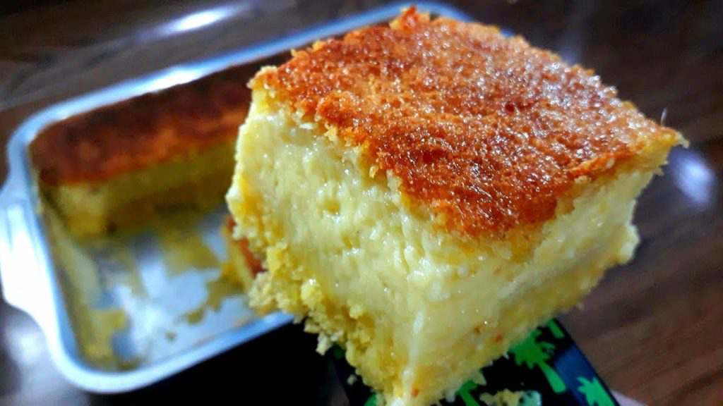 bolo de milho cremoso de liquidificador pamonha